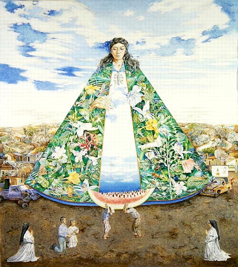 The Virgin of the Huasteca, 1988 (oil on canvas)  a  James  Reeve