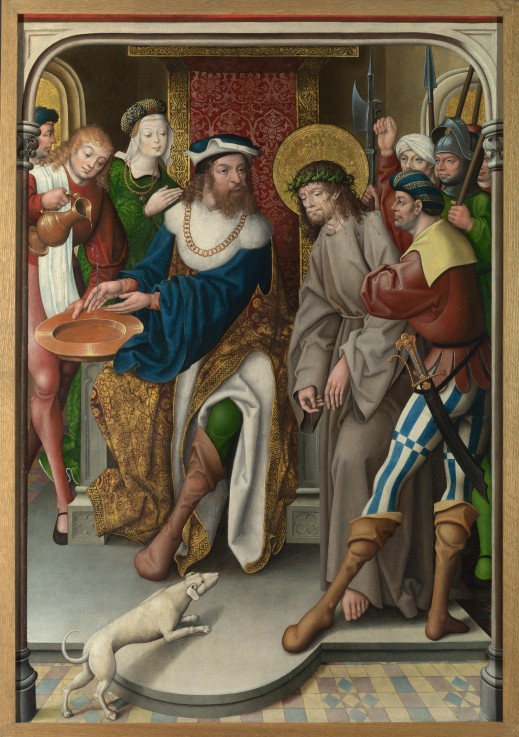 Christ before Pilate (The Liesborn Altarpiece) a Jan Baegert