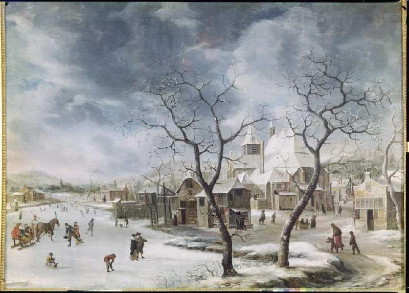 Winter landscape. a Jan Beerstraaten