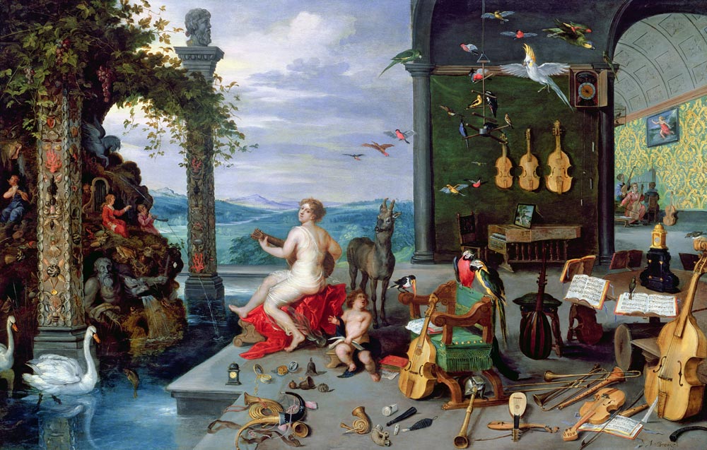 Allegory of Music a Jan Brueghel il Vecchio