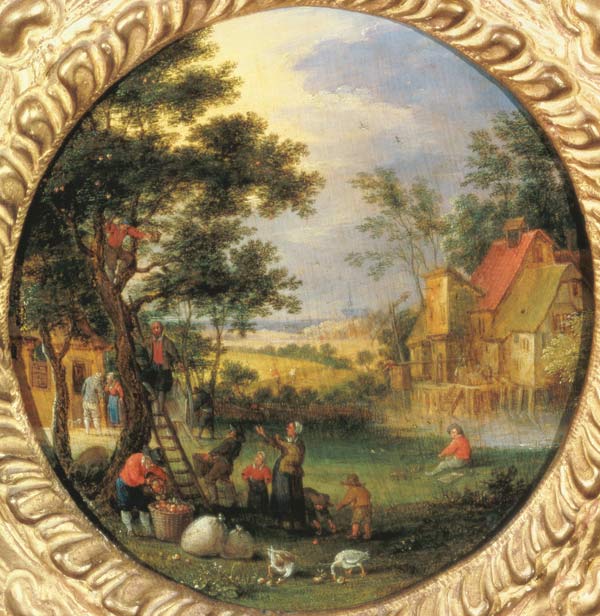 Apfelernte a Jan Brueghel il Vecchio