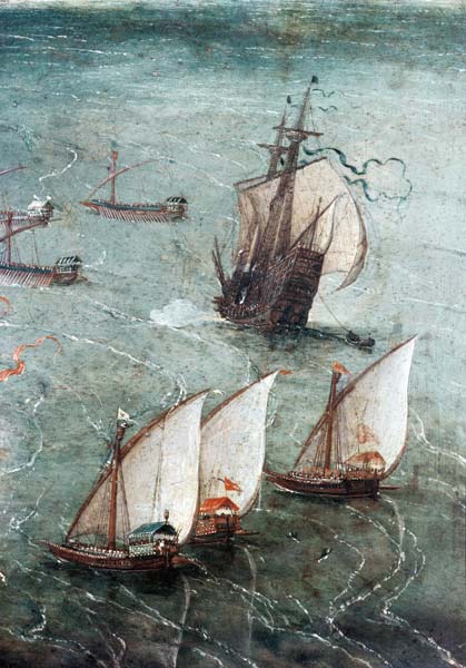 Schlacht vor den Toren Neapels. a Jan Brueghel il Vecchio
