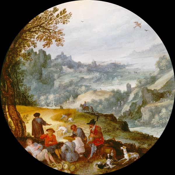 J.Brueghel d.Ä./ Die Ernte/ um 1594 a Jan Brueghel il Giovane