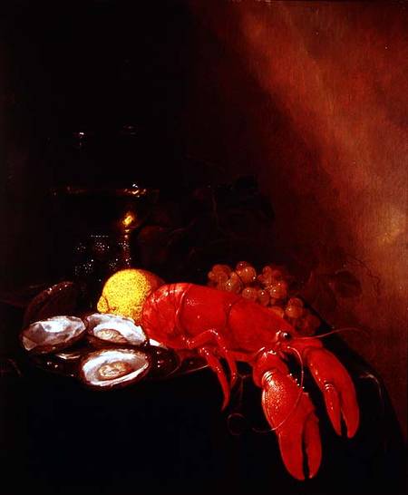 Still Life with Lobster a Jan Frans van Son
