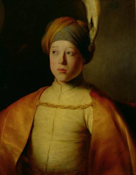 Portrait of a Boy in Persian Dress a Jan Lievens