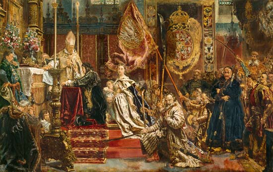 The vow of the king Johann II. Kasimir of Poland a Jan Matejko