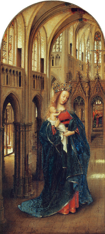 Madonna nella chiesa a Jan van Eyck