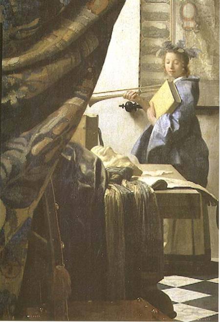 The Painter in his Studio a Johannes Vermeer 
