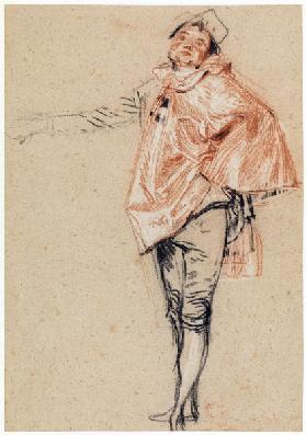 Study of a Standing Dancer with an Outstretched Arm