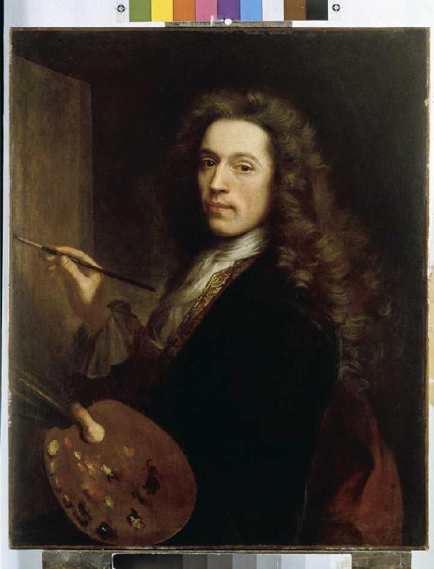 Portrait of a painter. a Jean-Antoine Watteau