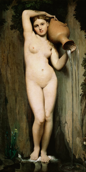 The source a Jean Auguste Dominique Ingres