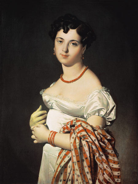 Madame Henri-Philippe-Joseph Panckouke (1787-1865) a Jean Auguste Dominique Ingres