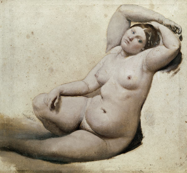 Study for Turikish Bath a Jean Auguste Dominique Ingres