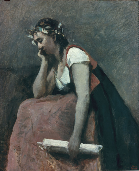 Corot / La Poesie / c. 1868 a Jean-Babtiste-Camille Corot