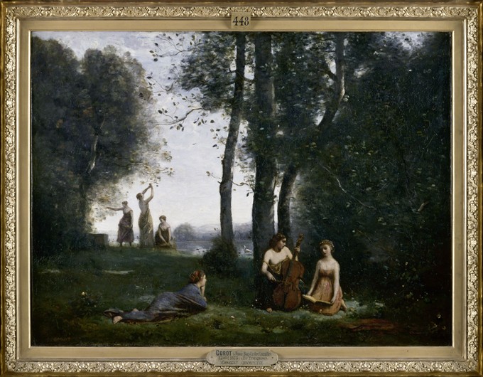 Le Concert Champêtre (Woodland Music-makers) a Jean-Babtiste-Camille Corot