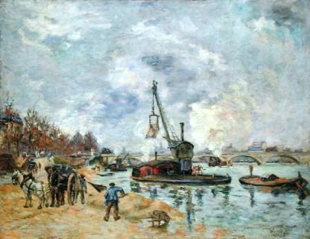 At the Quay de Bercy in Paris a Jean-Baptiste Armand Guillaumin