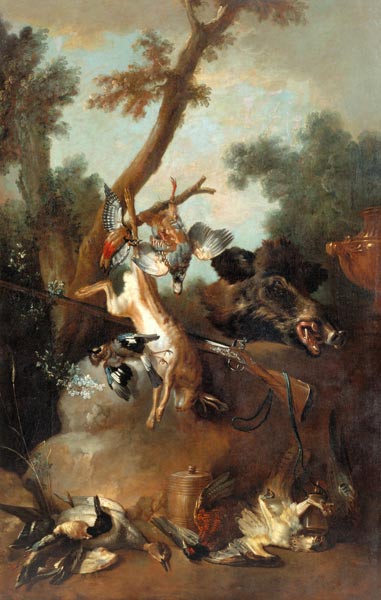 Hunting still life a Jean Baptiste Oudry