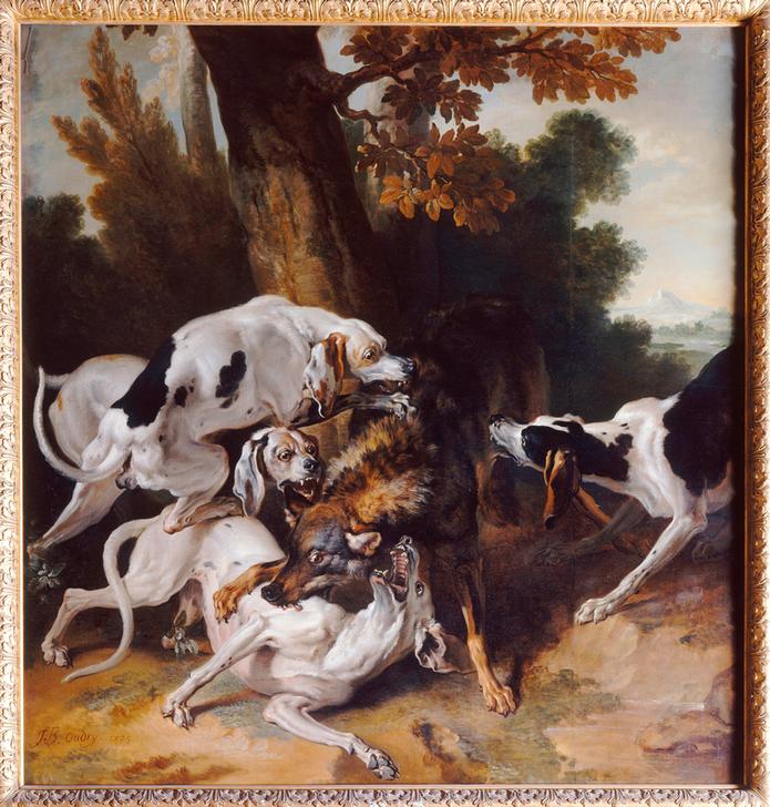 L’hallali du loup (Wolfsjagd) a Jean Baptiste Oudry