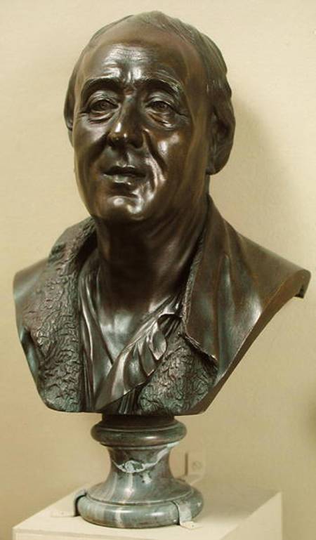 Bust of Denis Diderot (1713-84) a Jean-Baptiste Pigalle