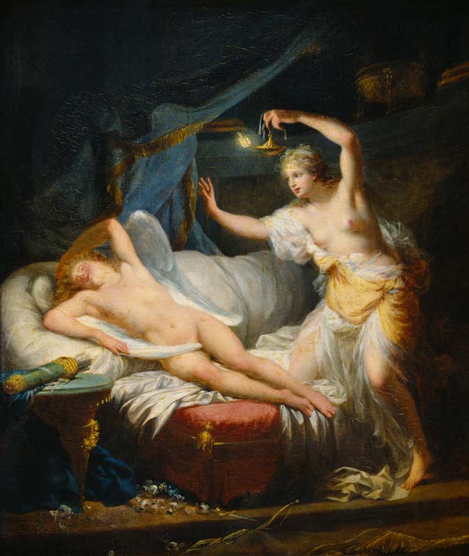 Cupid and Psyche a Jean-Baptiste Regnault