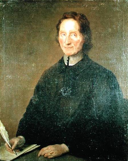 Portrait of Nicolas de Malebranche (1628-1715) early 19th century a Jean Baptiste Santerre