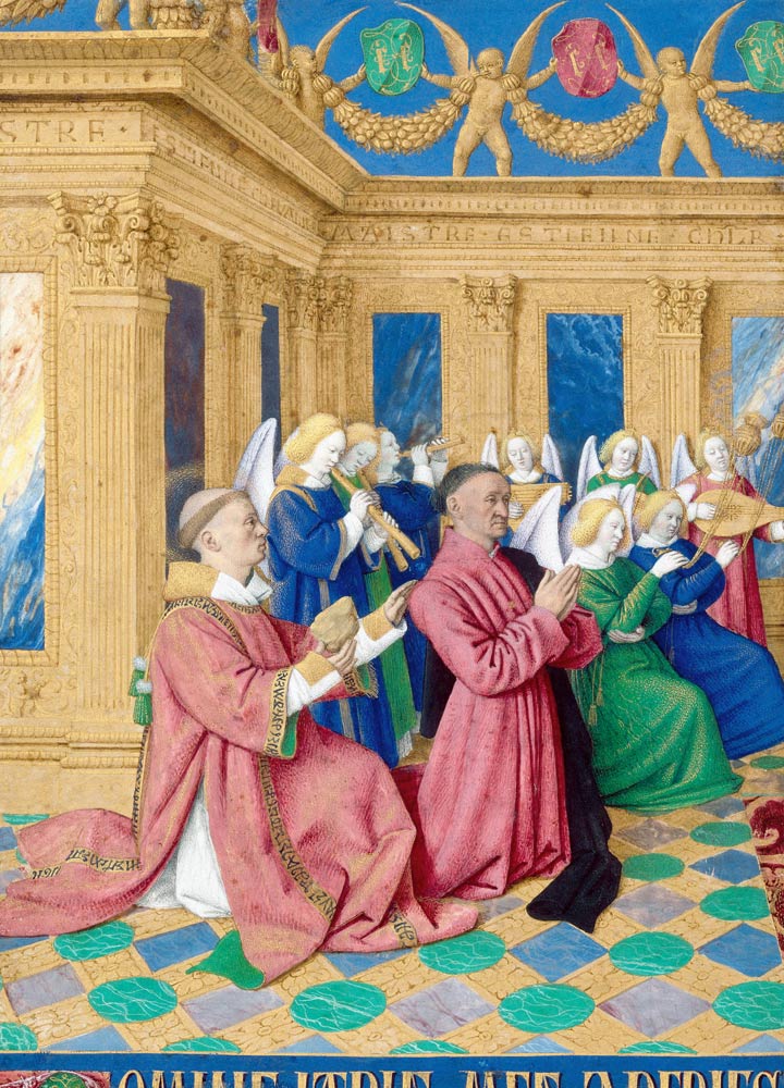 Étienne Chevalier with Saint Stephen a Jean Fouquet