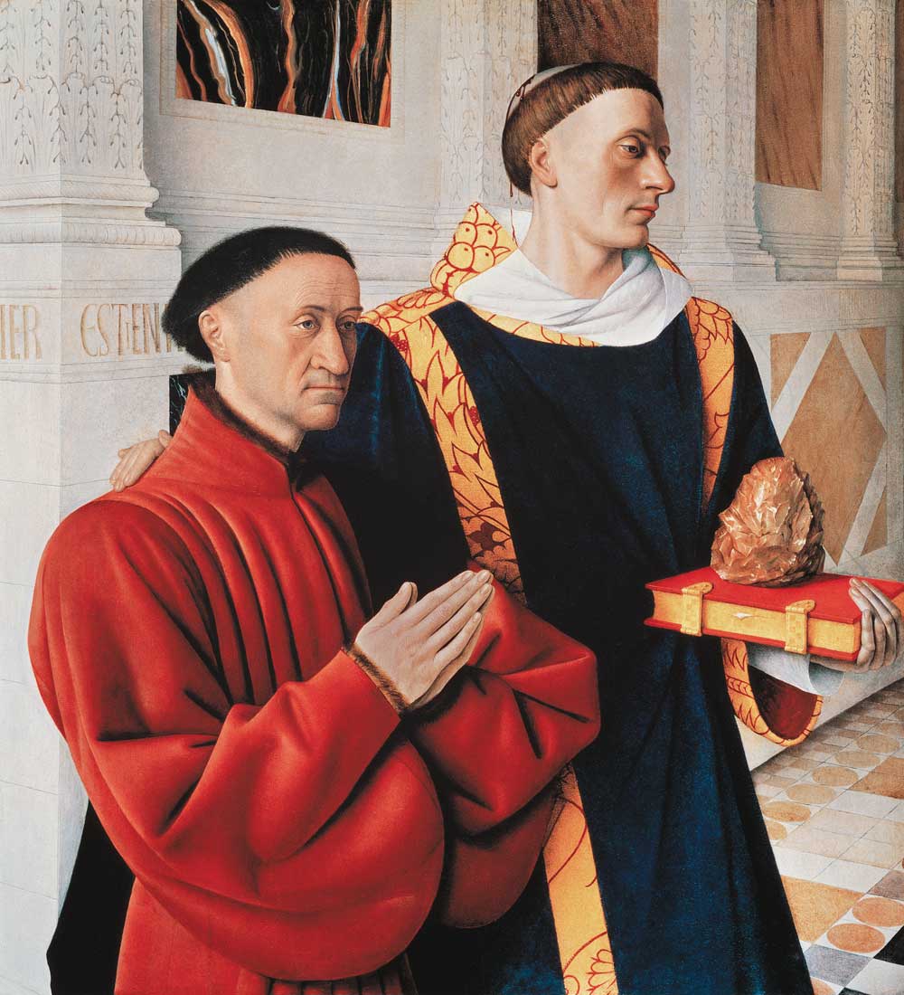Étienne Chevalier with Saint Stephen a Jean Fouquet