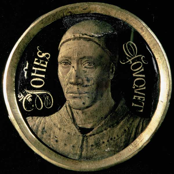 Self portrait medallion a Jean Fouquet