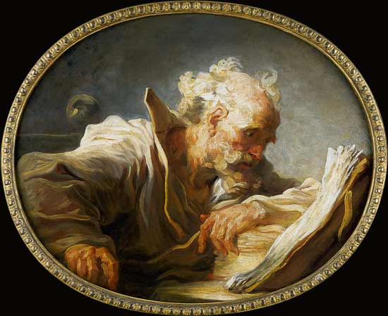 A Philosopher a Jean Honoré Fragonard