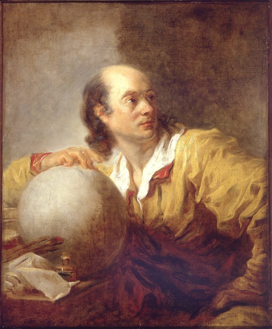 Portrait of Jérôme Lalande (1732-1807) a Jean Honoré Fragonard