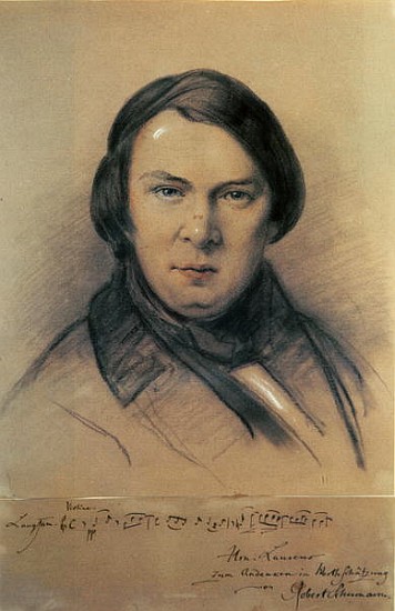Robert Schumann (1810-56) 1853 a Jean Joseph Bonaventure Laurens