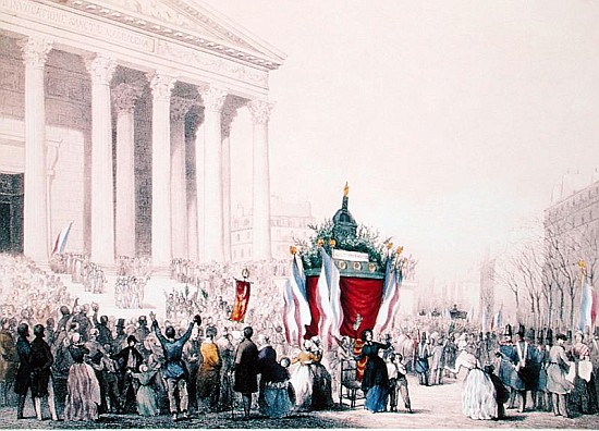 Funeral of the victims of the riots of February 1848 at the Church of La Madeleine, 4th March 1848 a Jean Naissant