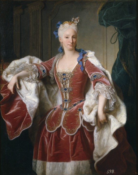 Portrait of Elisabeth Farnese, Queen consort of Spain a Jean Ranc