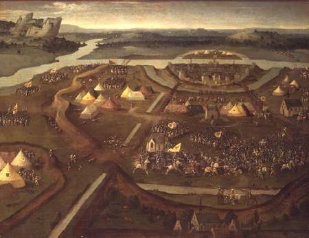 The Battle of Pavia in 1525 a Joachim Patinir