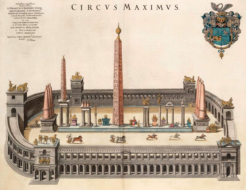 The Circus Maximus (From the Atlas Van Loon) a Joan Blaeu