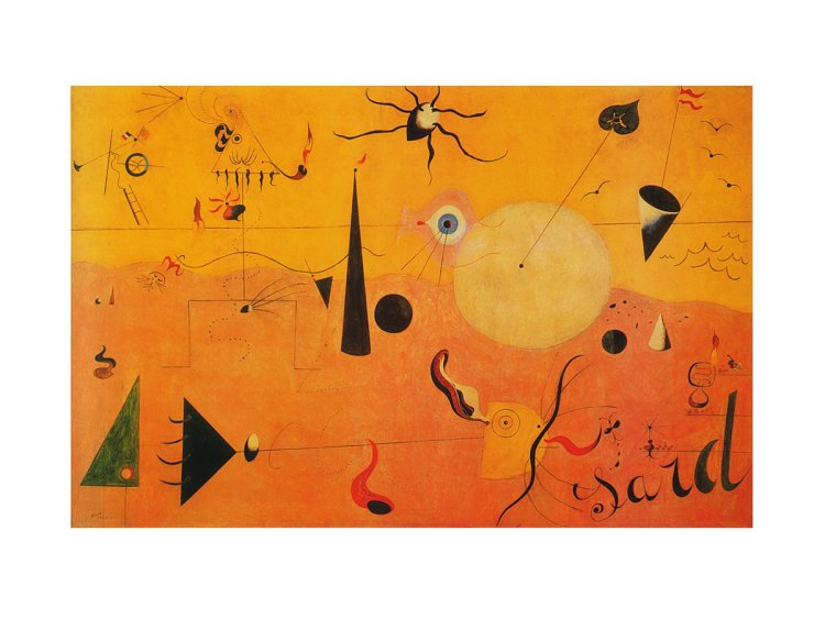 Titolo dell\'immagine : Joan Miró - Paesaggio catalano - (JM-296)