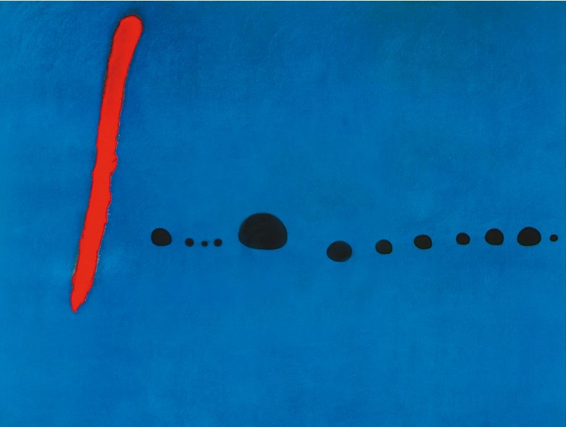 Titolo dell\'immagine : Joan Miró - Blue II, 4-3-61  - (JM-276)