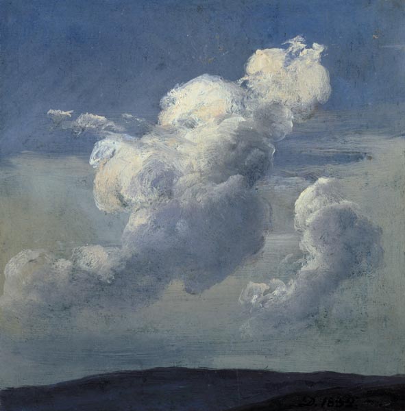 Cloud Study a Johan Christian Clausen Dahl