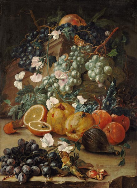 Früchtestilleben a Johann Amandus Winck