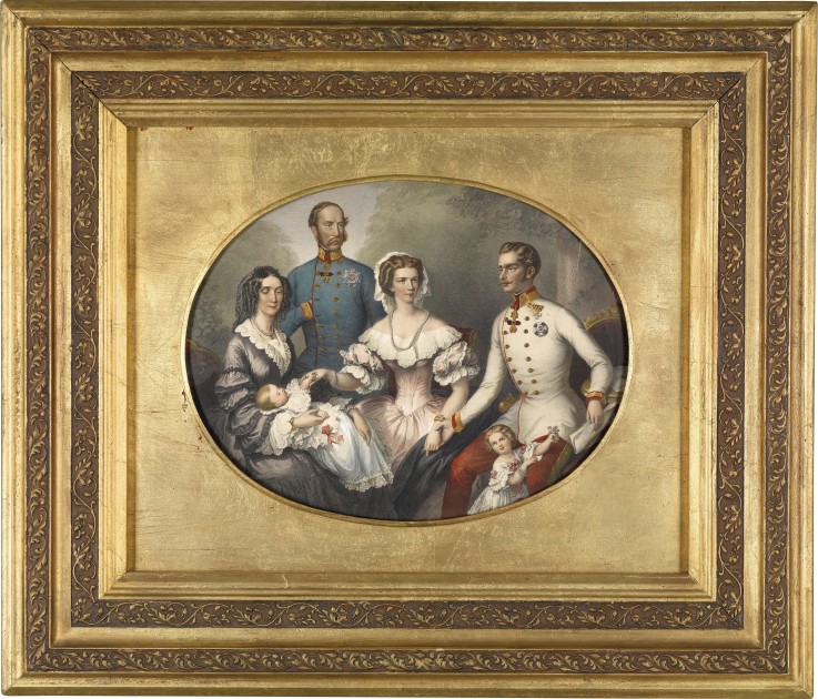 The Emperor Family of Austria a Johann Bayer