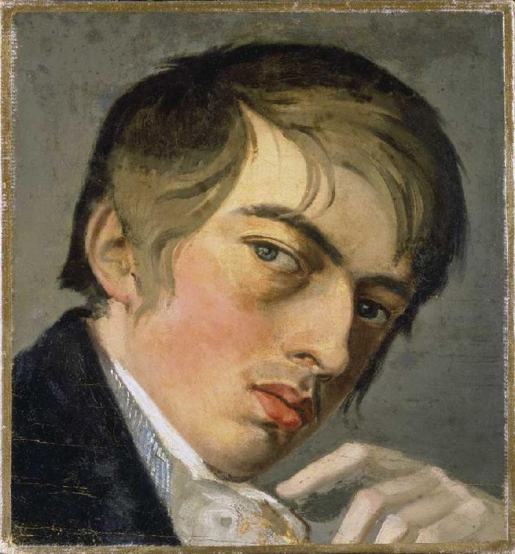 Self-portrait (study) a Johann Friedrich Overbeck