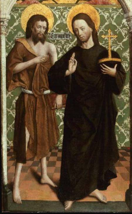 Christ and John the Baptist a Johann Koerbecke