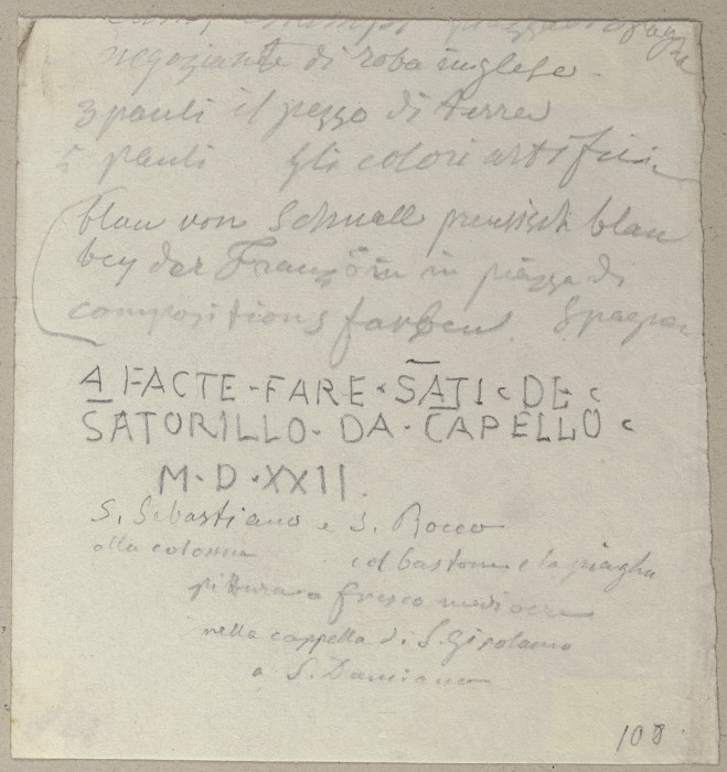 Die Nachschrift einer Inschrift a Johann Ramboux