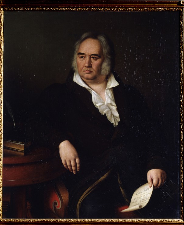 Portrait of the Poet Ivan A. Krylov (1769-1844) a Johann Leberecht Eggink