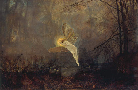 Midsummer Night or Iris a John Atkinson Grimshaw