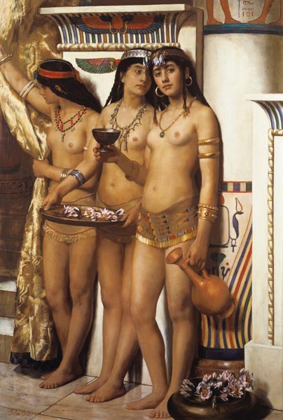 Pharaoh's Handmaidens a John Collier
