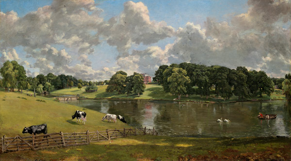 Wivenhoe park a John Constable