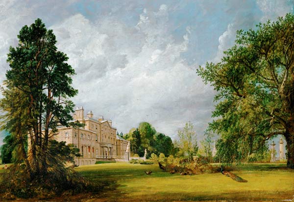 Malvern Hall, Warwickshire a John Constable