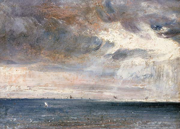 Studio del mare e del cielo (Una tempesta al largo della costa meridionale) a John Constable