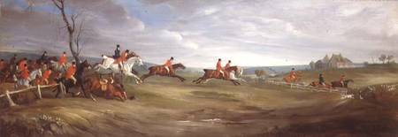 A Hunt Scurry with The Quorn a John E. Ferneley il Giovane